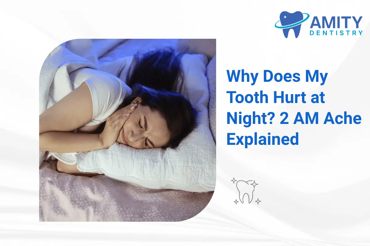 We explain why patients get pain during their sleep and give answer to why does my tooth hurt at night queries most patients ask
